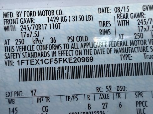 Used 2015 Ford F150 XL w/ Equipment Group 101A Mid RWD image 29