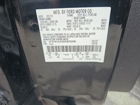 Used 2013 Ford F150 Lariat w/ Luxury Equipment Group RWD image 19