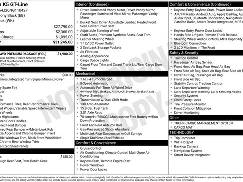 Used 2022 Kia K5 GT-Line w/ GT-Line Awd Premium Package image 7