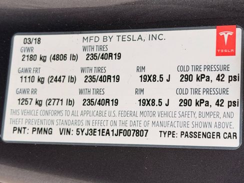Used 2018 Tesla Model 3 Mid Range RWD image 43