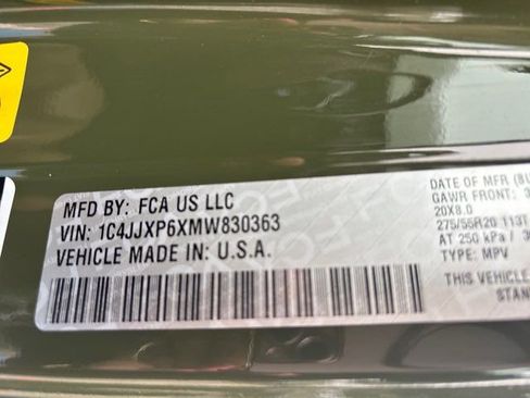 Used 2021 Jeep Wrangler Unlimited Sahara w/ Cold Weather Group image 58