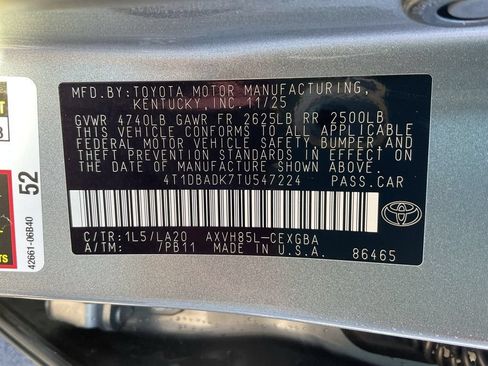 New 2026 Toyota Camry XLE AWD/4WD image 41