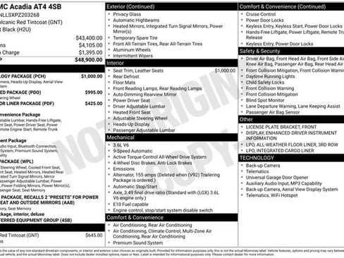 Used 2023 GMC Acadia AT4 w/ Technology Package AWD/4WD image 34