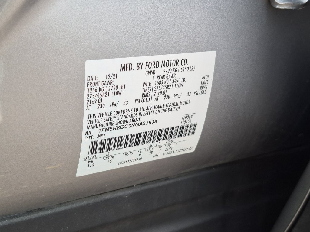 Certified 2022 Ford Explorer ST w/ Equipment Group 401A AWD/4WD image 43