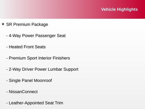 Used 2024 Nissan Altima 2.5 SR w/ SR Premium Package FWD image 3