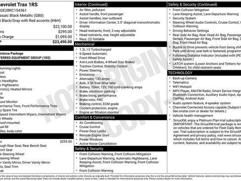 Used 2024 Chevrolet Trax RS FWD image 28