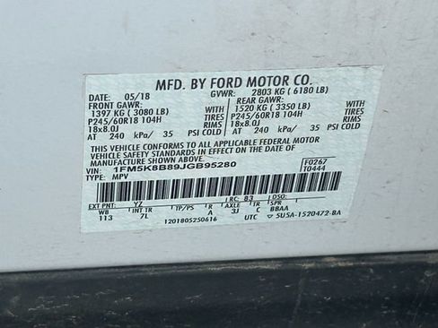 Used 2018 Ford Explorer 4WD image 33
