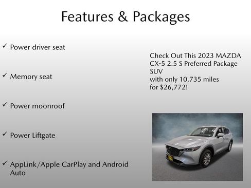 Used 2023 MAZDA CX-5 AWD 2.5 S image 4
