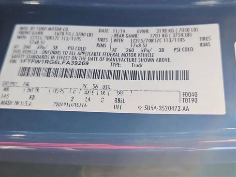 Used 2020 Ford F150 Raptor w/ Equipment Group 802A Luxury image 27