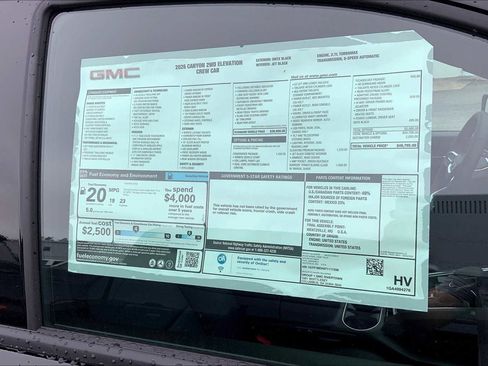 New 2026 GMC Canyon Elevation w/ Convenience Package image 16