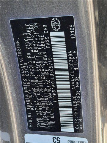 Used 2020 Toyota Camry XSE FWD image 17