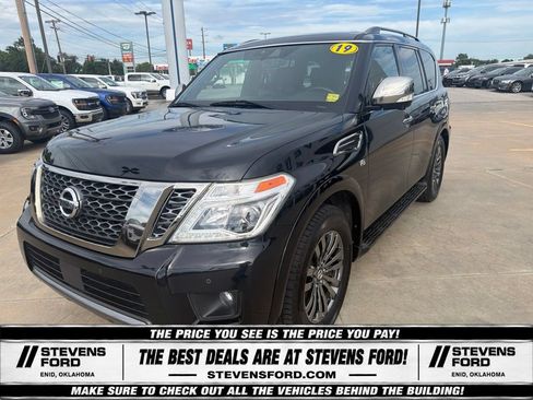 Used 2019 Nissan Armada Platinum w/ Captain's Chairs Package AWD/4WD image 8