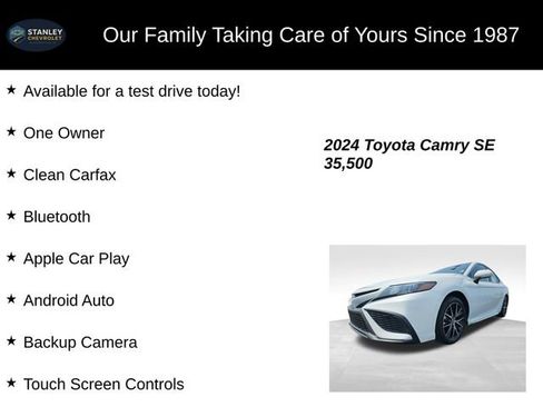 Used 2024 Toyota Camry SE FWD image 9