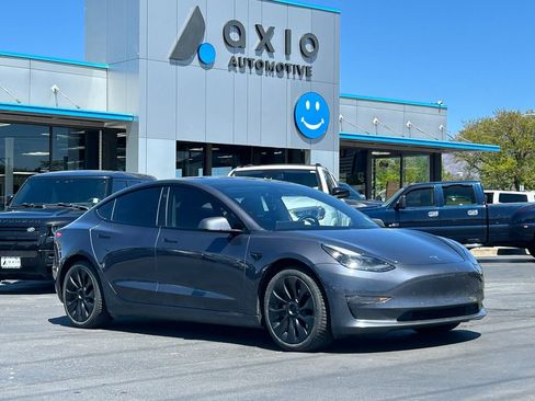 Used 2022 Tesla Model 3 Long Range AWD/4WD image 1