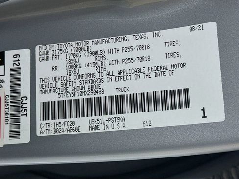 Used 2021 Toyota Tundra SR5 RWD image 38