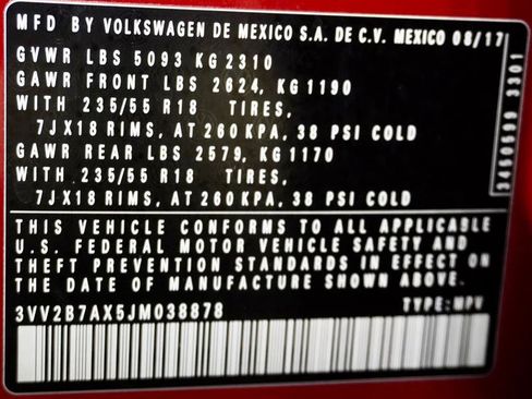 Used 2018 Volkswagen Tiguan SEL image 54