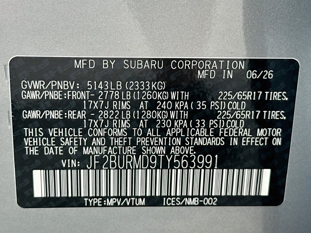 New 2026 Subaru Outback Wilderness AWD/4WD image 32