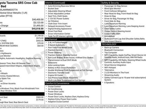 Certified 2024 Toyota Tacoma SR5 AWD/4WD image 35