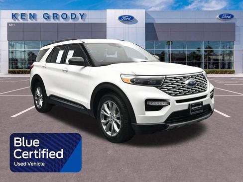 Certified 2021 Ford Explorer XLT w/ Equipment Group 202A RWD image 1