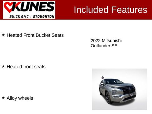 Used 2022 Mitsubishi Outlander SE AWD/4WD image 3