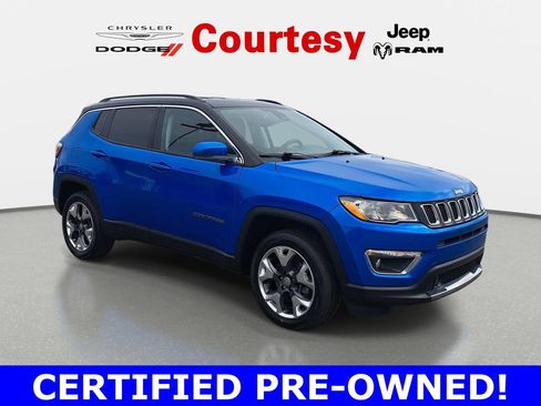 Certified 2021 Jeep Compass Limited AWD/4WD image 1