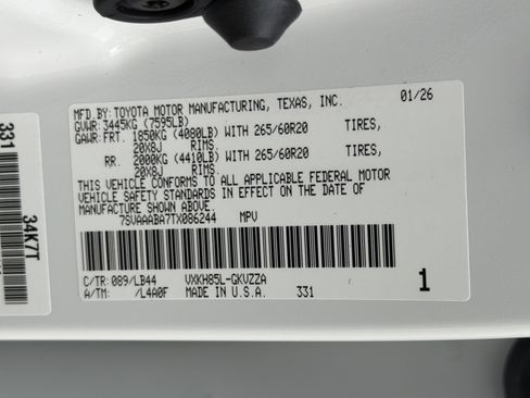 New 2026 Toyota Sequoia 1794 Edition image 40