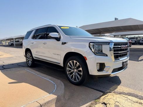 Used 2021 GMC Yukon SLT w/ SLT Luxury Plus Package RWD image 3