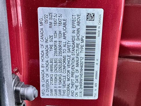 Certified 2022 Honda CR-V EX image 39