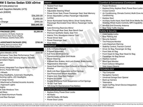 Used 2020 BMW 530i xDrive w/ Premium Package image 7