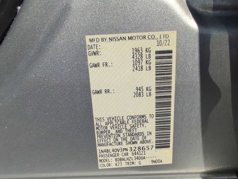 Used 2023 Nissan Altima 2.5 SV FWD image 25