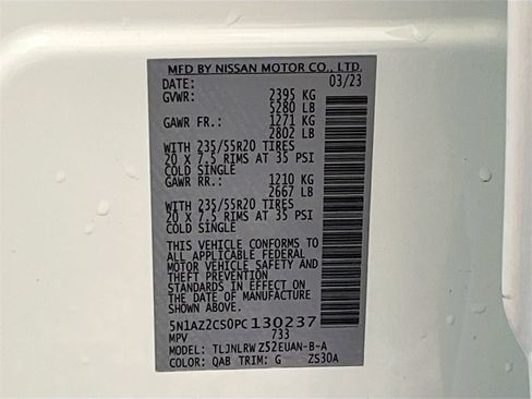 Used 2023 Nissan Murano SL w/ SL Moonroof Package image 33