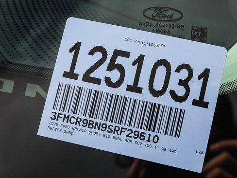 New 2025 Ford Bronco Sport Big Bend image 28