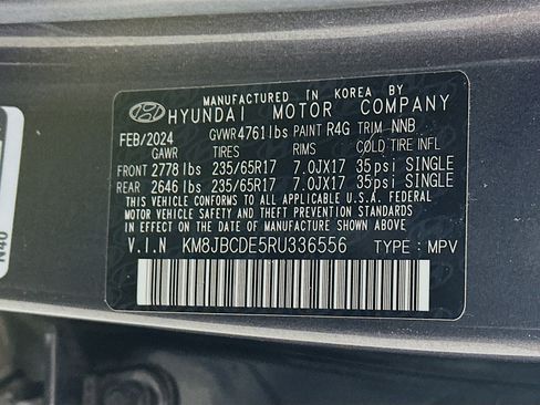 Certified 2024 Hyundai Tucson SEL AWD/4WD image 30