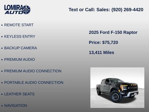 Used 2025 Ford F150 Raptor AWD/4WD image 21