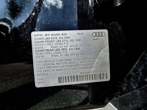 Used 2022 Audi Q5 2.0T Premium w/ Convenience Package AWD/4WD image 29