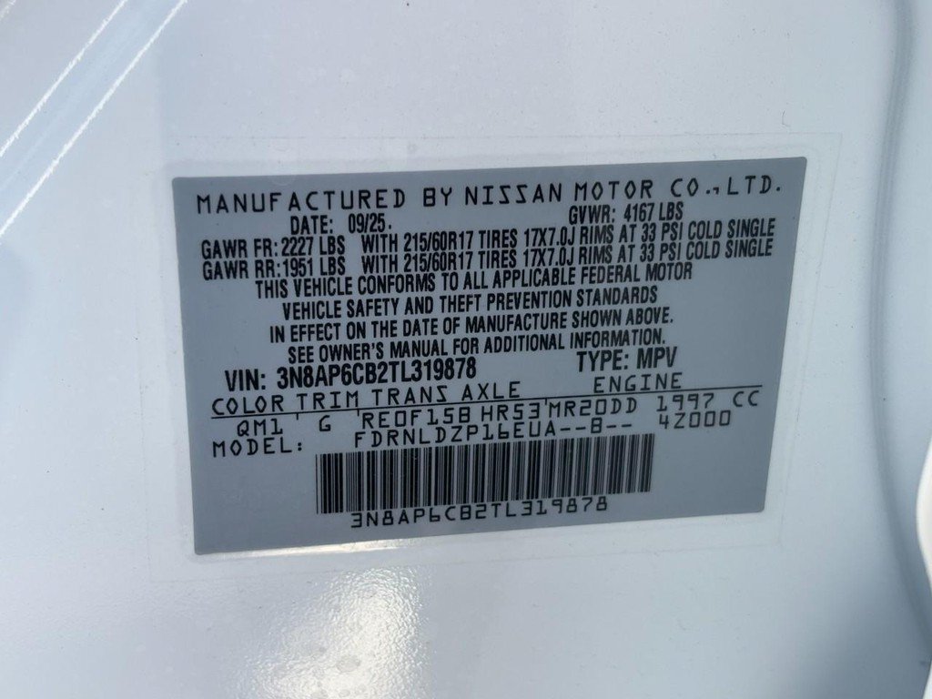 Used 2026 Nissan Kicks SV w/ Cold Weather Package AWD/4WD image 19