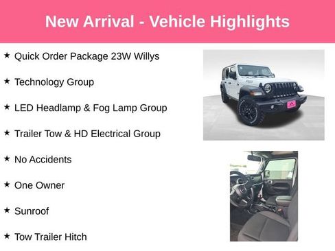 Used 2022 Jeep Wrangler Unlimited Sport AWD/4WD image 2
