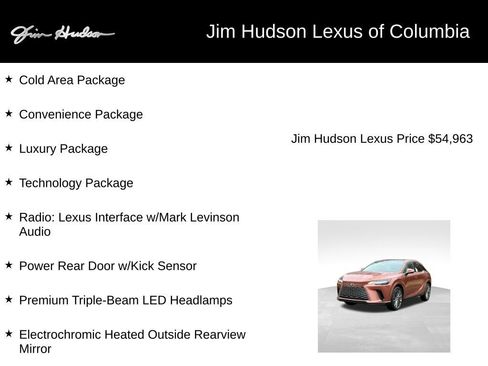 Certified 2024 Lexus RX 350 FWD w/ Convenience Package image 3