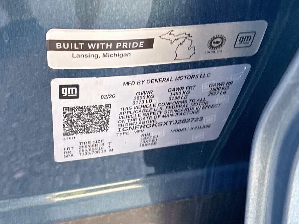 Used 2026 Chevrolet Traverse LT w/ LPO, Floor Liner Package FWD image 32