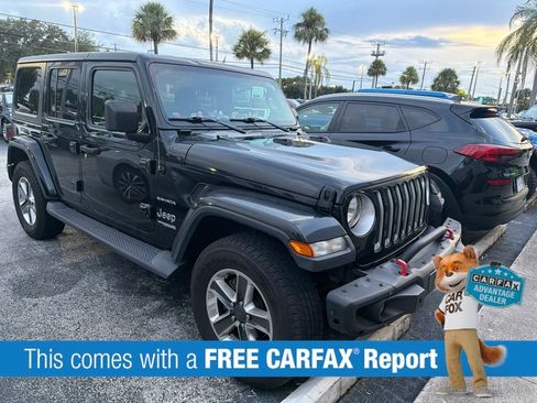 Used 2021 Jeep Wrangler Unlimited Sahara AWD/4WD image 3