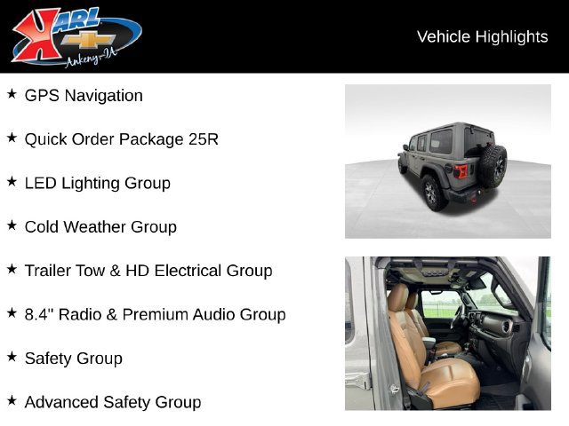 Used 2021 Jeep Wrangler Unlimited Rubicon AWD/4WD image 2