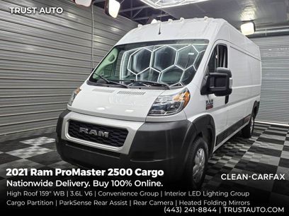 Used 2021 RAM ProMaster 2500 w/ Convenience Group