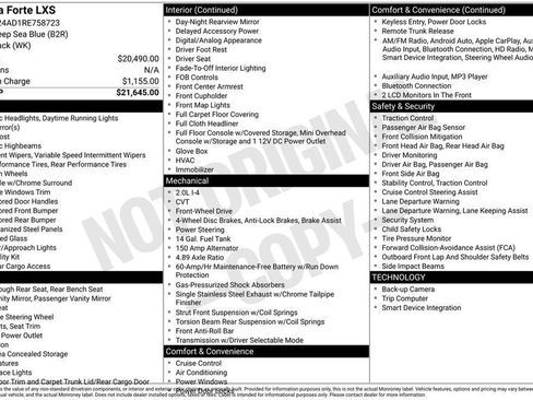 Used 2024 Kia Forte LXS image 5