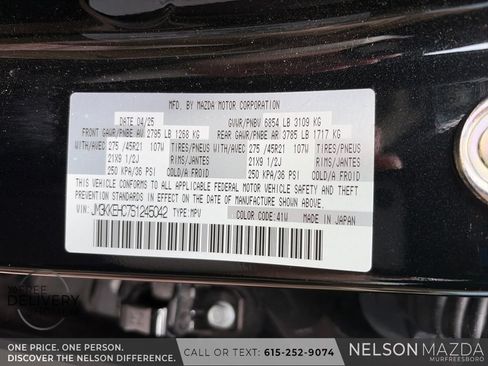 Certified 2025 MAZDA CX-90 3.3 Turbo S w/ Premium Plus AWD/4WD image 31
