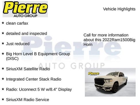 Used 2022 RAM 1500 Big Horn RWD image 7
