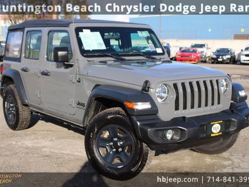 Used 2023 Jeep Wrangler Unlimited Sport AWD/4WD image 1