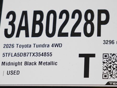 Used 2026 Toyota Tundra SR5 w/ SR5 Convenience Package AWD/4WD image 30