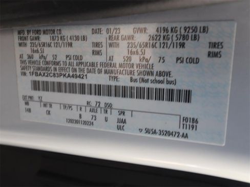 Certified 2023 Ford Transit 350 XLT image 24