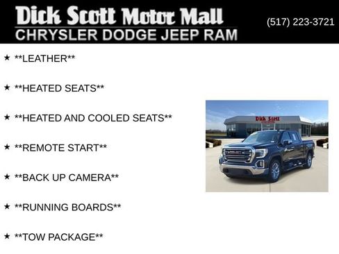 Used 2021 GMC Sierra 1500 SLT w/ SLT Premium Package AWD/4WD image 8
