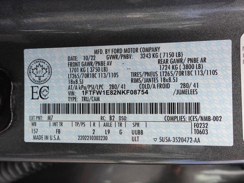 Used 2022 Ford F150 XLT w/ Equipment Group 302A High image 20